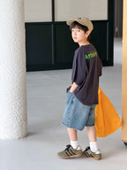 【100-170cm】卡通涼感寬鬆全棉T