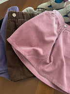 【現貨 90cm】柔軟坑條棉燈芯絨半身裙