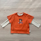 【90-140cm】米妮可愛真兩件上衣 | 破洞牛仔褲