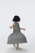 【90-150cm / M.L】【親子裝】日系大小格子拼接無袖連身裙