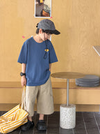 【100-170cm】可愛字母卡通全棉冰感T