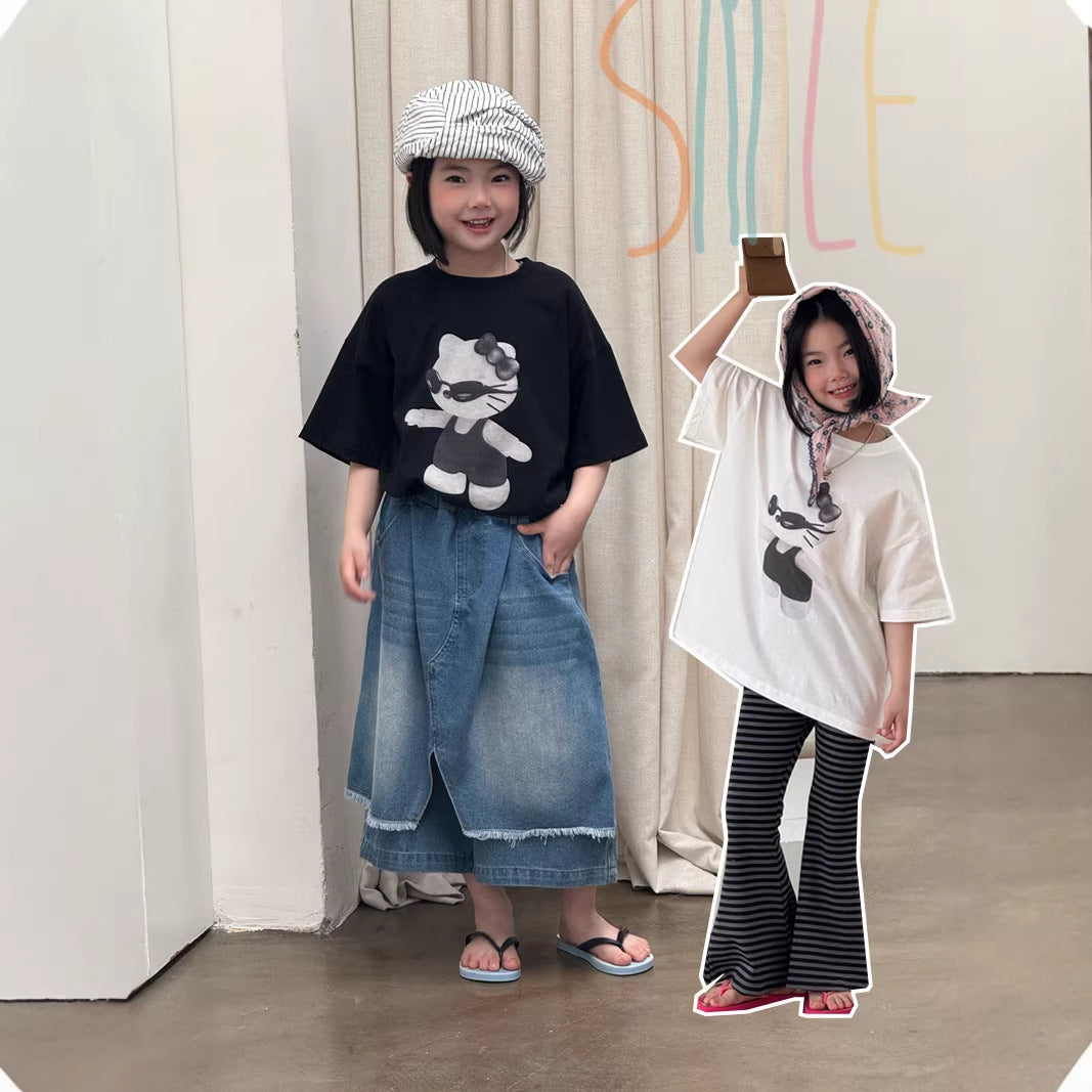 【120-170cm】親子款 KT印花短袖上衣