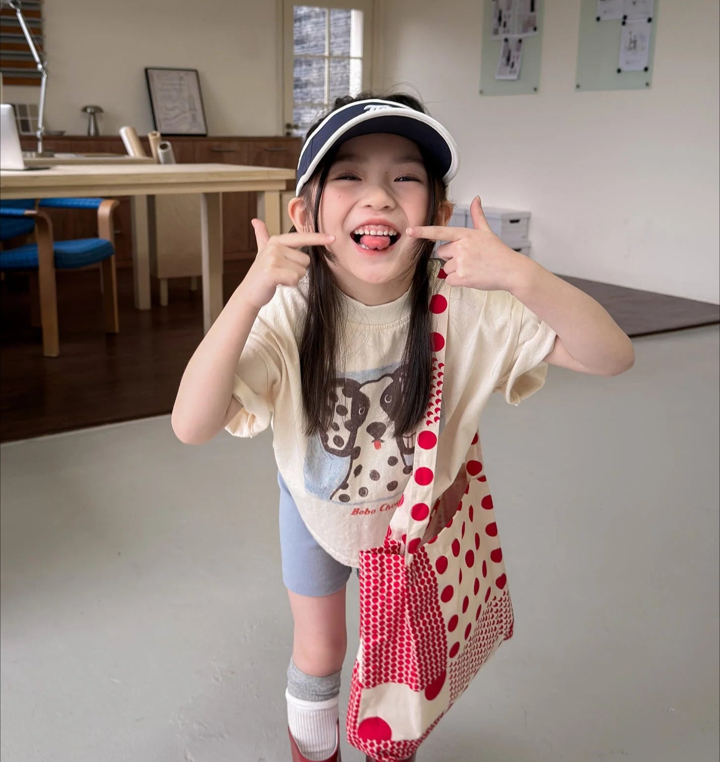 【80-130cm】韓版卡通動物印花T