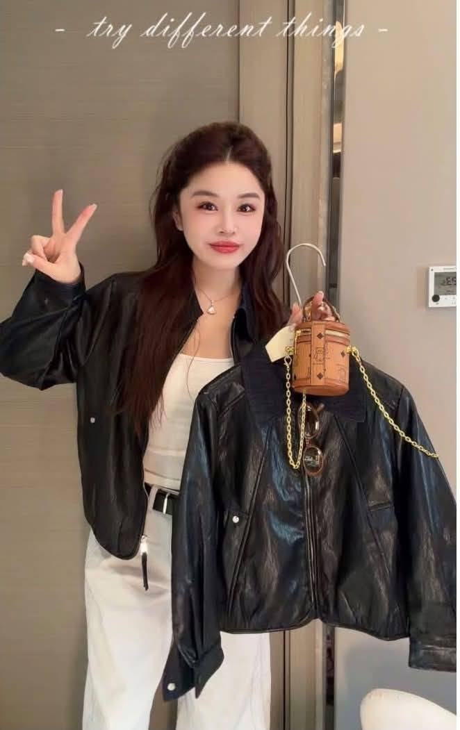 限定款 | 100-170cm 親子款 高質感皮衣外套