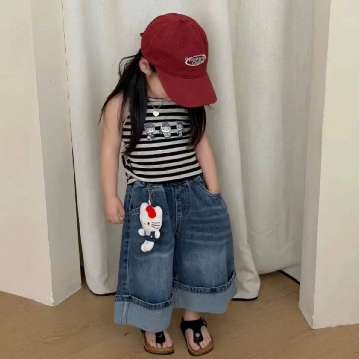【現貨-130cm】KT條紋背心